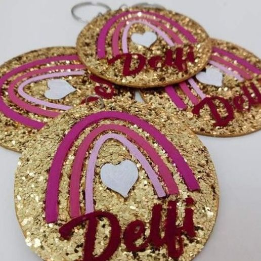 delfi/delfina key ring 3D model