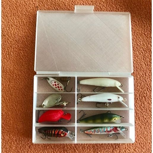 Fishing lure box small 3D model