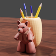 1.png Cute Bear Pen stand