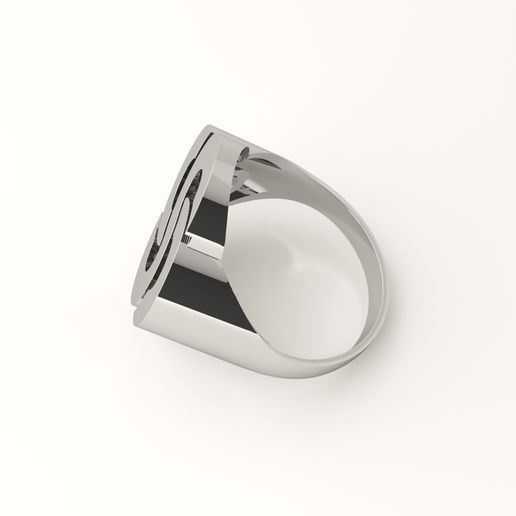 Infinity Signet Ring Download file Infinity signet ring • 3D printer object ・ Cults