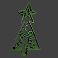 thingerverse.png Christmas Tree Drawing Cookies
