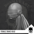 14.png Female Snake Head for action figures