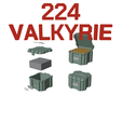 COL_14_224val_25a.png AMMO BOX 224 Valkyrie AMMUNITION STORAGE 224 CRATE ORGANIZER