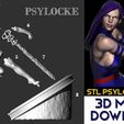 STL-Psylocke-3d-Model-Download-for-3D-printing.jpg 💥 Download 3D model STL/ZTL - Psylocke from X-Men 3D Model Fanart version CG Pyro