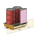 Oil-Drum-Spill-Pallet-12.png Model Railway Steel Oil Drums on Spill Pallets