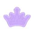 Corona v3.stl Crow cookie cutter