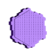 SciFi_Hex.stl Hexagon Tile Hub