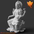 mo-025-3.jpg Lakshmi - Goddess of Fortune, on a Lotus