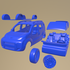 e08_005.png STL file Peugeot Bipper Tepee 2011 PRINTABLE CAR IN SEPARATE PARTS・3D printable design to download
