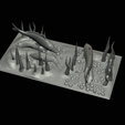 carp-scenery-45cm-18.png two carp scenery in underwather for 3d print detailed texture