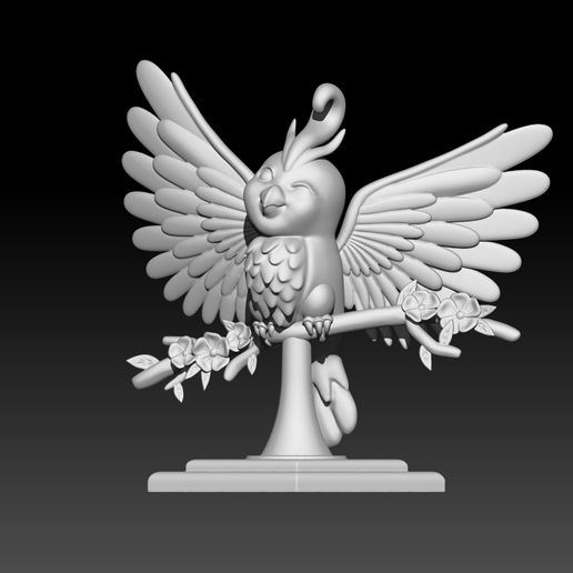 Cute little Bird 3D model