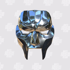 IMG_1485.png The Weeknd Mask AfterHours Til Dawn Chrome Mask 3D Model