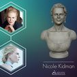 01.jpg Nicole Kidman Bust 3D print model