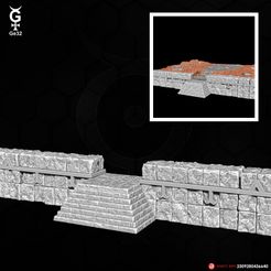 Pyramid_Small-35.jpg Datei STL Saurische Mauer der Ebenen・Design für 3D-Drucker zum herunterladen