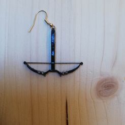 318091806_509905137763272_2662216897524797477_n.jpg STL file Ear Ring Crossbow・3D printable model to download