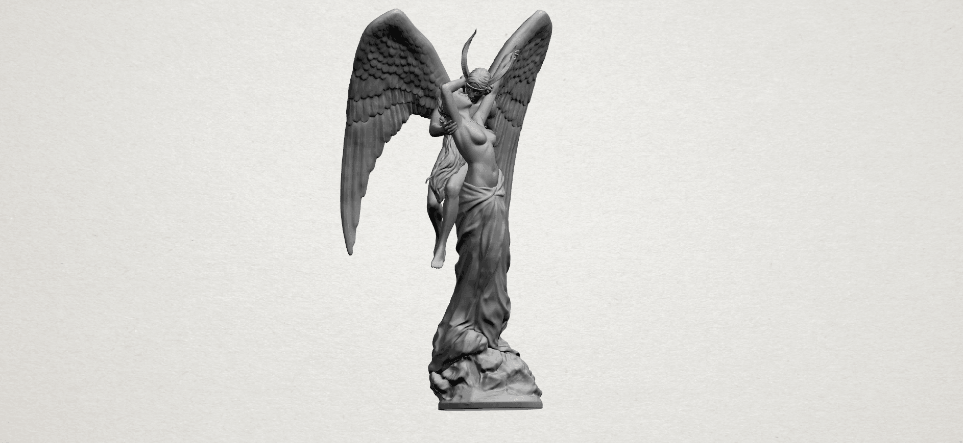 Angel and devil - A01.png Télécharger le fichier STL gratuit Ange et diable • Objet pour impression 3D, GeorgesNikkei
