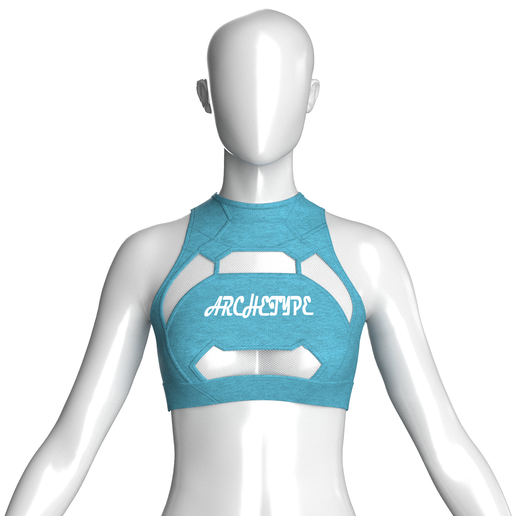 Girls Cutout Mesh Top | Marvelous / Clo3d / obj / fbx