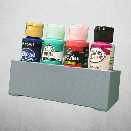 🎨 Modular Paint Bottle Rack for Craft Paint Bottles (DecoArt, FolkArt ...