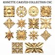 0102-Rosettes.jpg Collection of 170 Classic Carvings 06