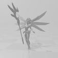 3.png Cyber Halo Janna 3D Model