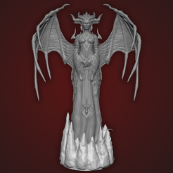 7.png STL file Lilith Diablo IV Figure・Template to download and 3D print