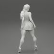 Girl-0010.jpg 3D file Sexy Woman with Beautiful Body Wearing Mini Skirt and Bra・Design to download and 3D print