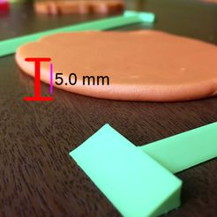 SOPORTE 3.jpg Free STL file COOKIE CUTTER 5 mm MASS METER・3D printing model to download