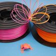 f3ccdd27d2000e3f9255a7e3e2c48800_display_large.jpg 3D-Printable Filament! -Print Your Own Filament for Multi-Color!