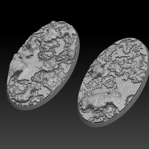 🎲 Lava inspired set of bases for your minis !・ STL File for ・Cults