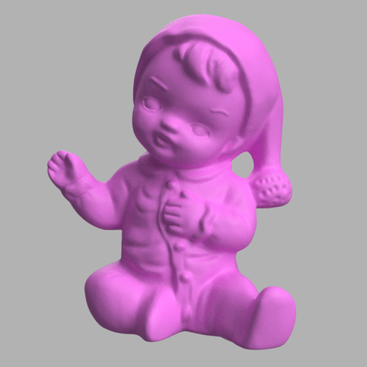 baby 2 rendu 1.png Download STL file Baby • 3D print template, motek