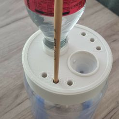 1.jpg STL-Datei Bürstenreiniger mit Schwerkraftantrieb・3D-Druck-Idee zum Herunterladen