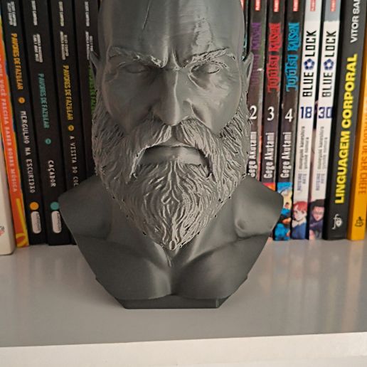 1000354360.jpg Kratos Warrior Headphone Stand - 3D Printable STL