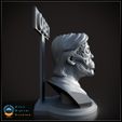 TheyLive_Pose02_Side.jpg 3D file They Live Bust pose 02 - OBEY・Design to download and 3D print