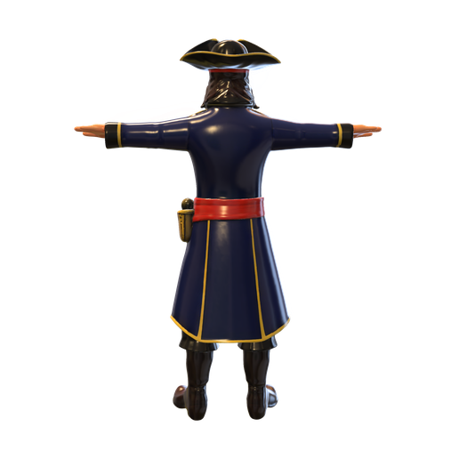 pirate captain character game reader