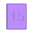 15.stl Mini Perpetual Flip Calendar