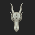 04.png Dragon Skull - Medieval Fantasy Fossile Printable STL