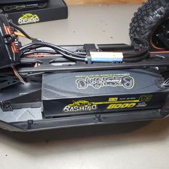 20210605_111104.jpg STL file Losi Lasernut Large Battery tray for Gens Ace 3s 8000mah 100C Bashing LiPo・3D print design to download