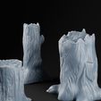 8.jpg Tree Stumps & Logs - STL Pack