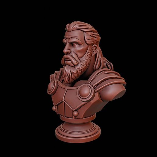 3D file Thor Bust 👤 ・3D printable design to download・Cults