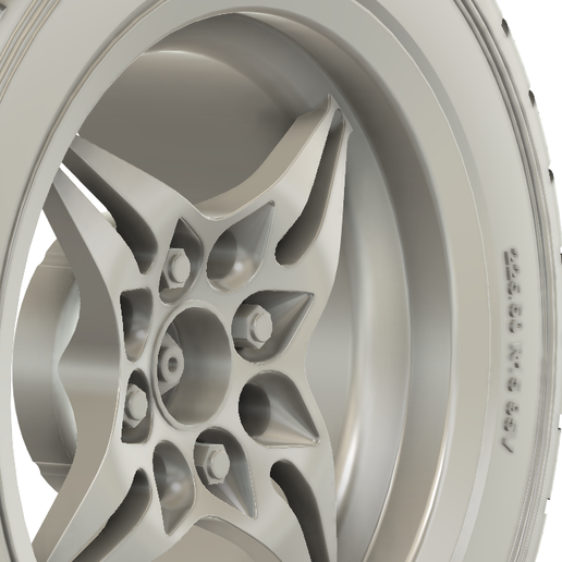 🚗 1/24 15x7 SSR Type X multi PCD (4x100/114.3) wheels・ 3D File