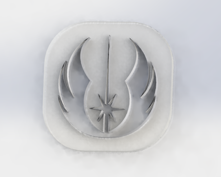 Hollow jedi token.png Download free STL file Hollow Jedi token • 3D printing design, pacoag