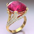 Nhan-nu-da-mau-N4339-04.jpg Gemstone ring - Oval stone ring - Diamond ring - N4339