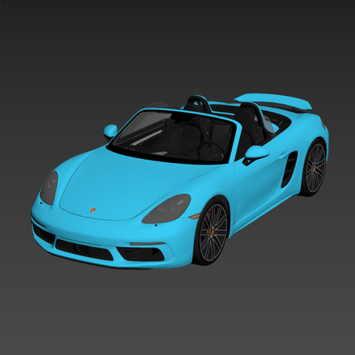 🚗 Porsche 718 Boxster S 2017・ STL File for 3D printing・Cults
