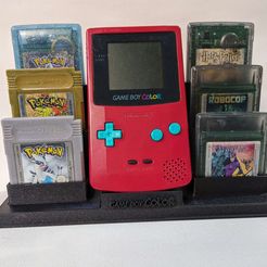 PXL_20231021_082532745.jpg Nintendo GameBoy Color and Cartridges Stand
