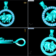 Heo-09.png Pendentif cochon - N541 - Modèle d'impression 3D