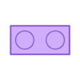 brick_1x2.stl LEGO compatible bricks in various sizes