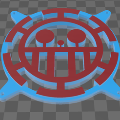 REJILLA-VENTILADOR-PC-DE-One-Pieze-Logo.png 3D file One Pieze Logo PC VENTILATOR GRILL・Design to download and 3D print