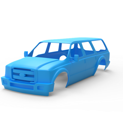 ford excursion 2000 3D model