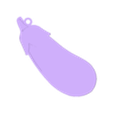 Eggplant.stl Eggplant Emoji Keychain