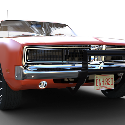 🍊 The General Lee Hazzard's Orange Icon (1969 Dodge Charger